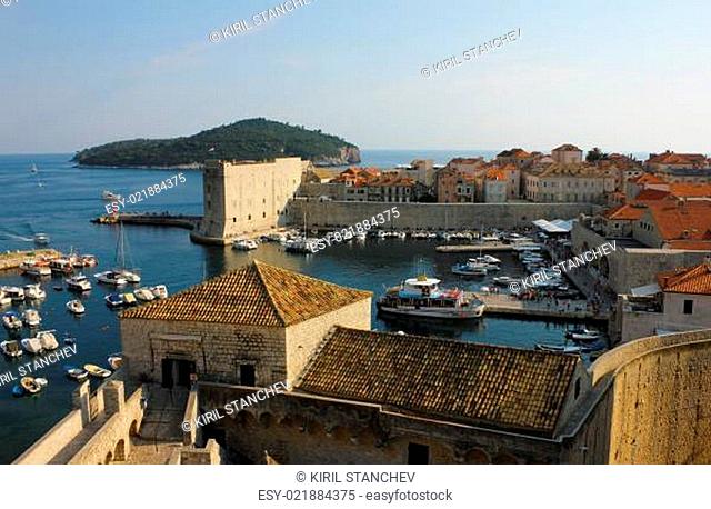 Dubrovnik old Town Harbor