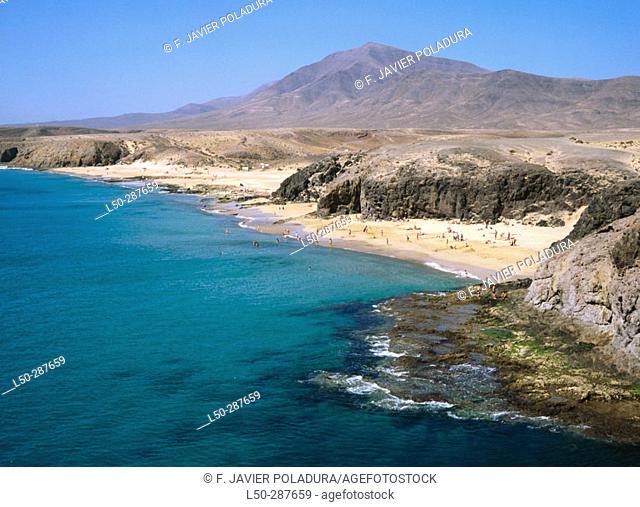 Playas de Papagayo. Lanzarote, Canary Islands. Spain