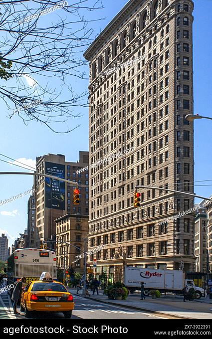 Flatiron Building. Between 22nd St. and 23rd St. and between Broadway and 5th Ave One of the most emblematic buildings of the city of New York is the Fuller...
