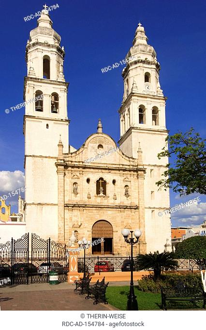 Cathedral Nuestra Senora de la Concepcion Campeche province of Campeche Yucatan peninsula Mexico