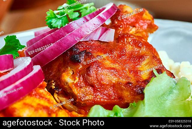 Pollo Pibil , Chicken Pibil, - Mexican Food, Yucatan Peninsula