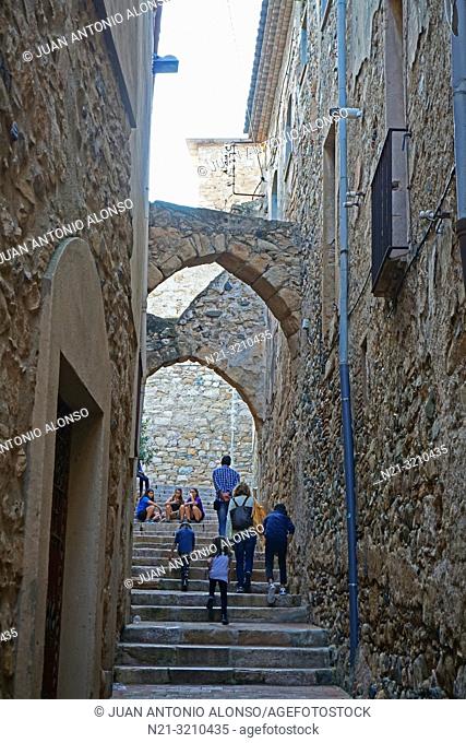 The Medieval town of Montblanc, Tarragona, Catalonia, Spain, Europe