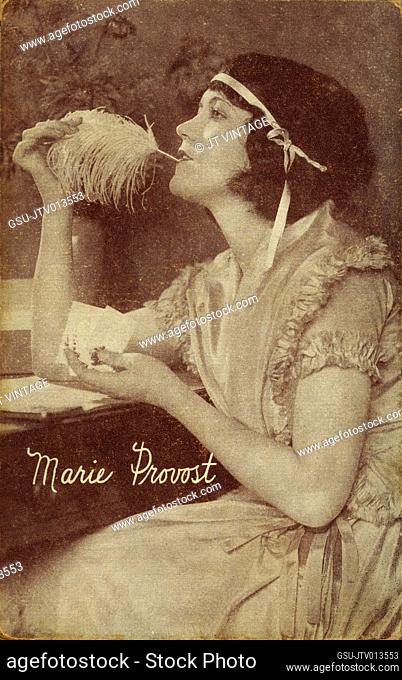 Film Actress Marie Prevost, Half-Length Publicity Portrait, early 1920's