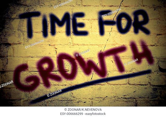 Time For Growth Concept