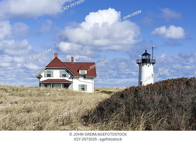 Race Point lighthouse, Provincetown, Cape Cod, Massachusetts, USA