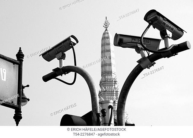 Surveillance cameras in Bangkok