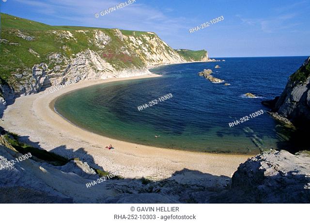 Man O'War Cove, between Lulworth Cove and Durdle Door, Dorset, England, UK, Europe