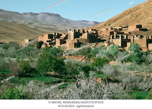 Ait Arbi Kasbah. Dades Valley. High Atlas. Morocco