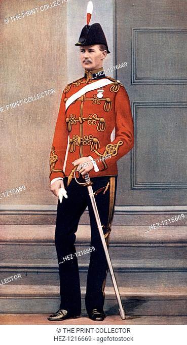 Lieutenant Frederick Hugh Sherston Roberts, British soldier, 1902. Born in Umballa, India, Roberts (1872-1899) was the son of Field Marshal Lord Roberts