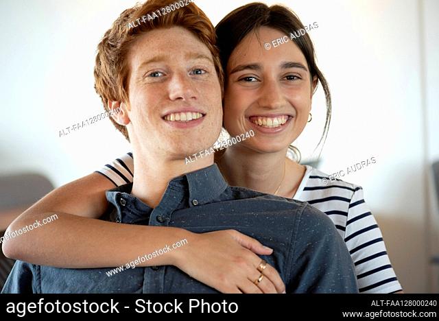 Portrait of smiling couple