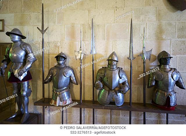 Royal artillery school museum in the Alcazar of Segovia, Castilla Leon, Spain