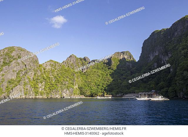 Philippines, Palawan, El Nido, El Nido Resort on Miniloc Island