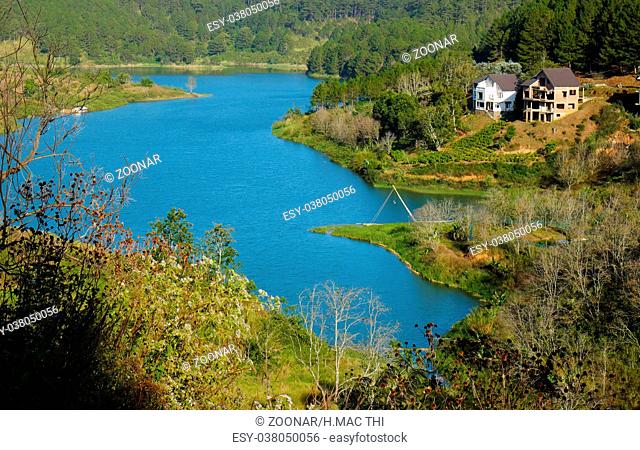 Tuyen Lam lake, Dalat, Vietnam, resort, eco villas