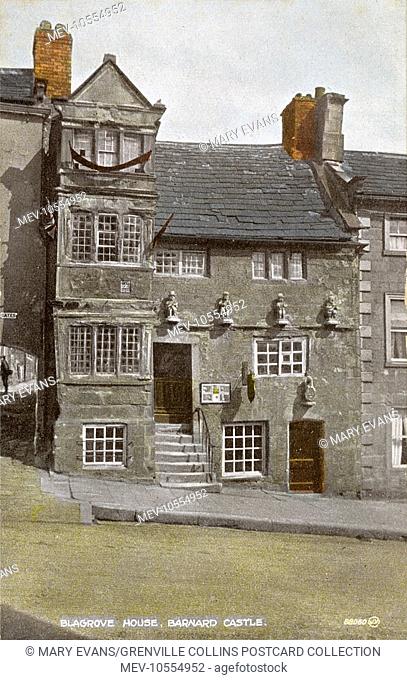 Blagrave's House, Barnard Castle, Teesdale, County Durham - now the Blagrave House Restaurant. The House takes its name from the Blagrave family who were...