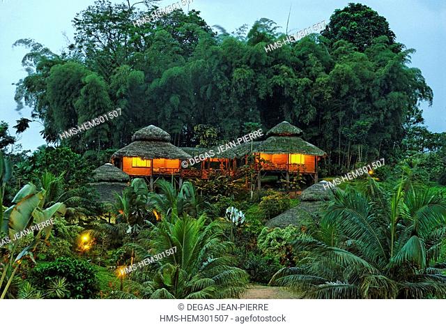 Ecuador, Pichincha Province, Pedro Vicente Maldonado, Arasha Resort Lodge, situated exactly on the Equator, there are 35
