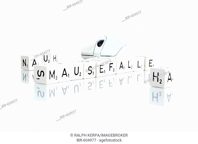 Letter dice - Mausefalle (mousetrap)