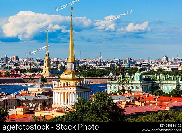 View from Saint Isaac Cathedral - Saint-Petersburg Russia