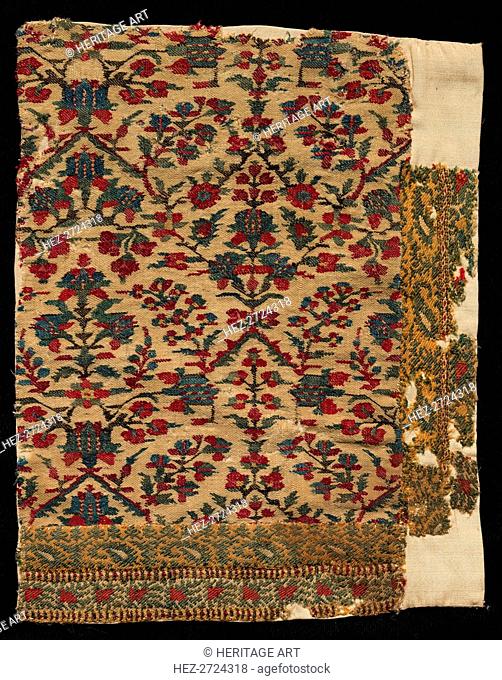 Border Fragment of a Shawl, late 1700s - early 1800s. Creator: Unknown