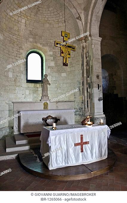 Abbey and church of San Leonardo in Lama Volara, Manfredonia, Gargano, Foggia, Apulia, south of Italy, Europe