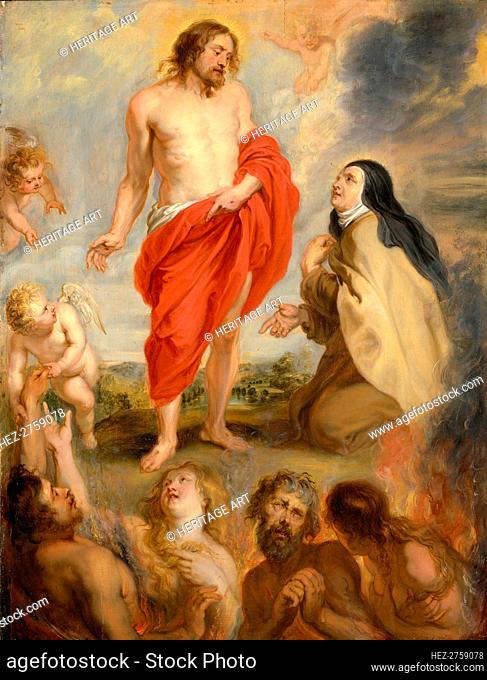 Saint Teresa of Ávila Interceding for Souls in Purgatory. Creator: Workshop of Peter Paul Rubens (Flemish, Siegen 1577-1640 Antwerp)