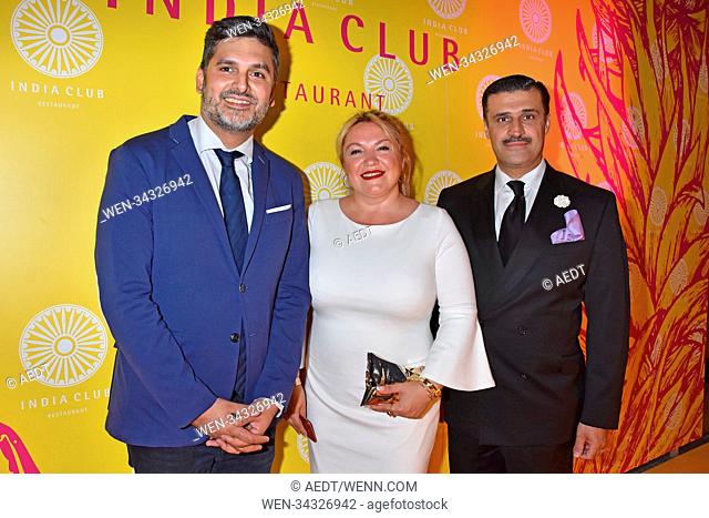 Guest attend the 1st Birthday of India Club Restaurant Featuring: Mahyar Mika Rahimkhan, Leyla Khanum, Babek Peter Padar Where: Berlin