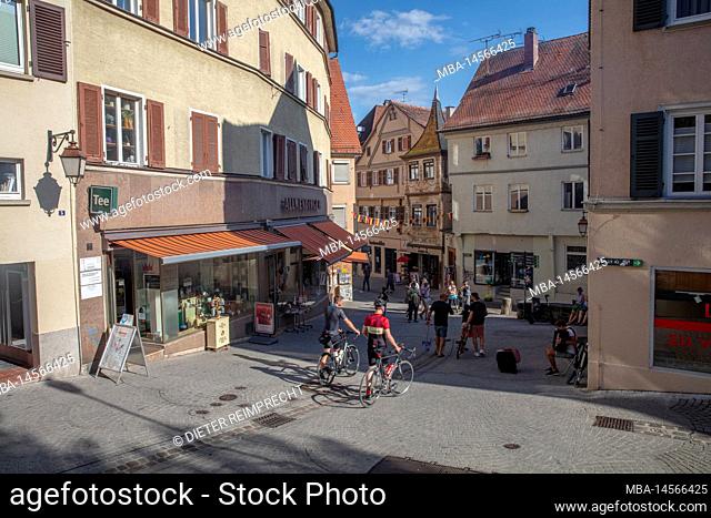 Germany, Baden-Wuerttemberg, Tübingen, old town, pedestrian zone, former tobacco store