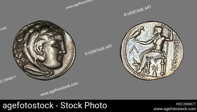 Tetradrachm (Coin) Portraying Alexander the Great, 336-323 BCE. Creator: Unknown