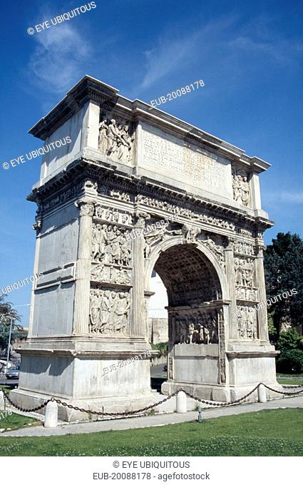 Arco di Traiano or Arch of Trajan