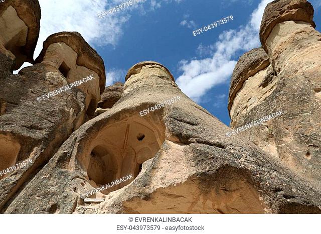 Rock Formations in Pasabag Monks Valley, Cappadocia, Turkey