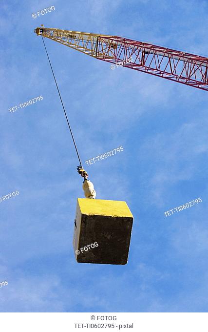 Crane hook carrying block