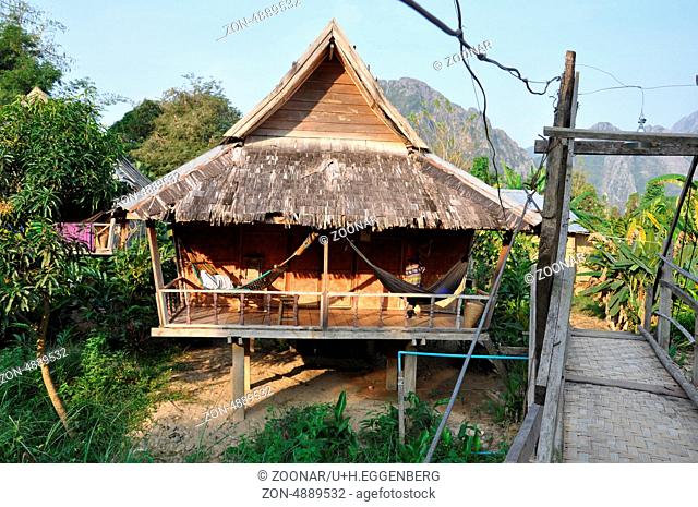 guesthouse in vang vieng, laos