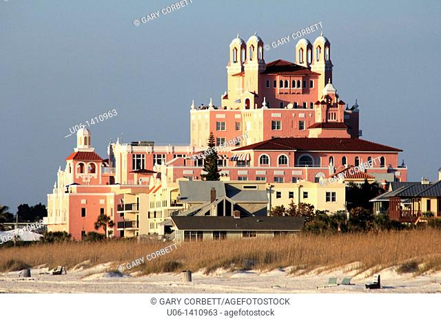 The Don CeSar hotel resort at St. Pete Beach in Florida, USA