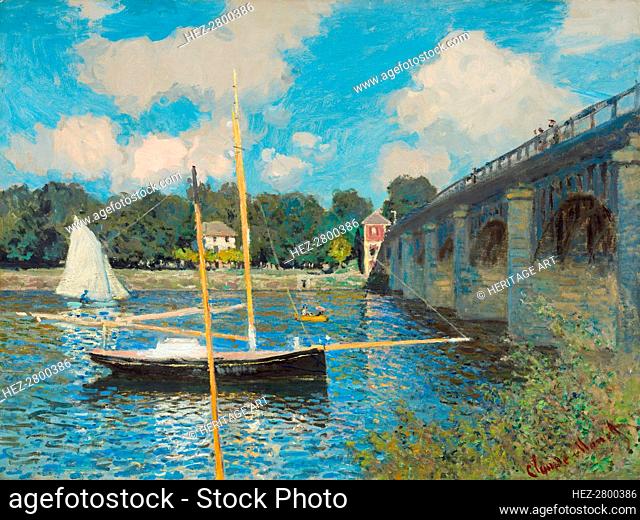 The Bridge at Argenteuil, 1874. Creator: Claude Monet