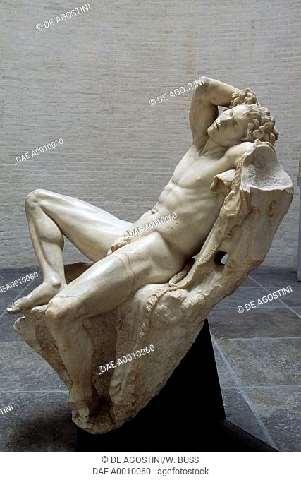 Barberini Faun, marble statue, 220 bC. Hellenistic civilisation, 3rd century bC