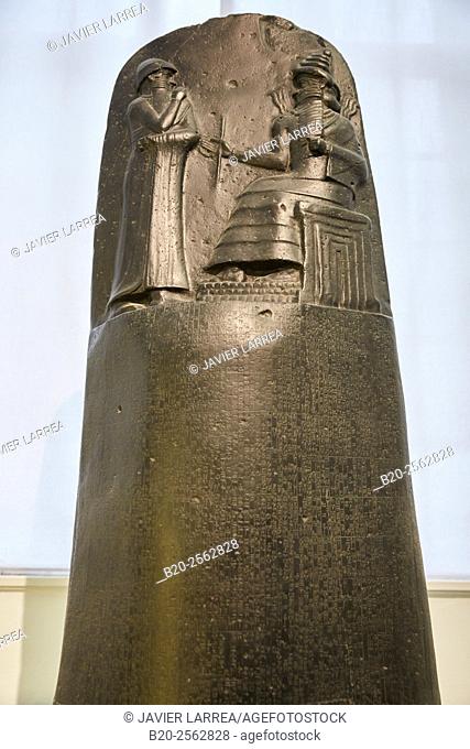 Code of Hammurabi, Babylon, Pergamon Museum, Berlin, Germany