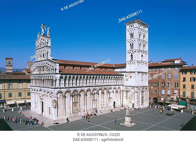 San Michele in Foro Church, Lucca, Tuscany, Italy, 8th-14th century