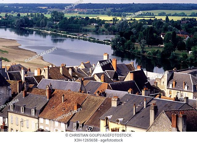 La Charite-sur-Loire, Nievre department, region of Burgundy, center of France, Europe
