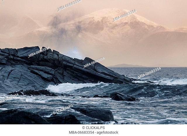 Lofoten Island landscape, Lofoten Islands, Norway
