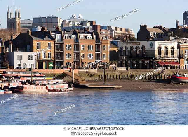 River Thames at Hammersmith, London, England