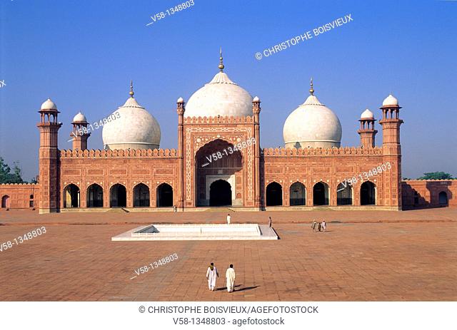 Pakistan, Punjab, Lahore, World Heritage Site, Badshahi mosque