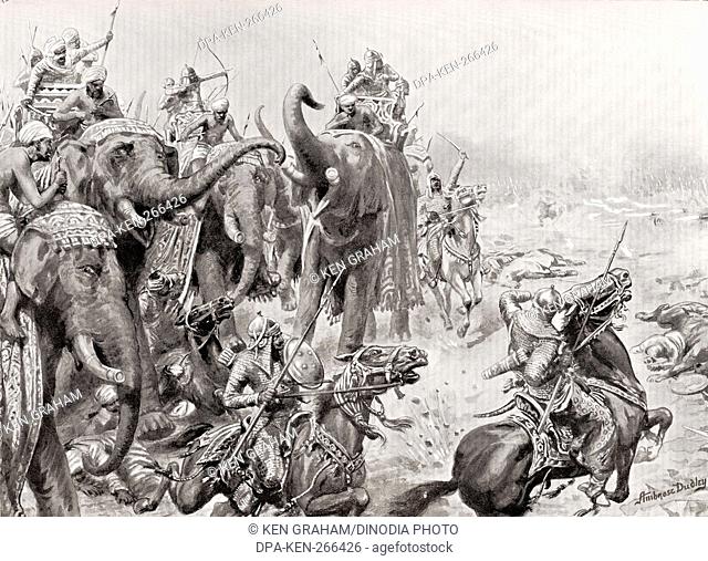 Babur introduces field guns at Battle of Panipat, India in 1526