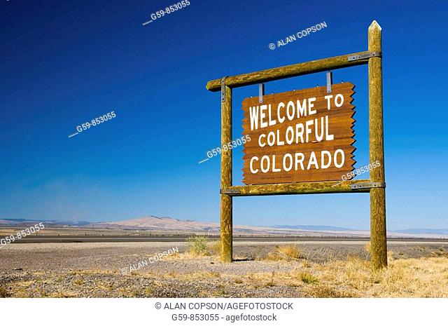 USA, Colorado New Mexico Border