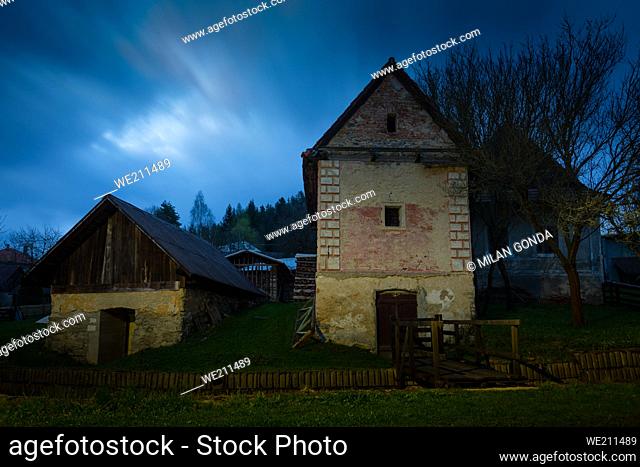 Historical architecture in Jasenovo village, Slovakia