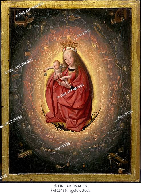 The Glorification of the Virgin by Geertgen tot Sint, Jans (ca. 1460-ca. 1490)/Oil on wood/Early Netherlandish Art/1490-1495/The Netherlands/Museum Boijmans Van...