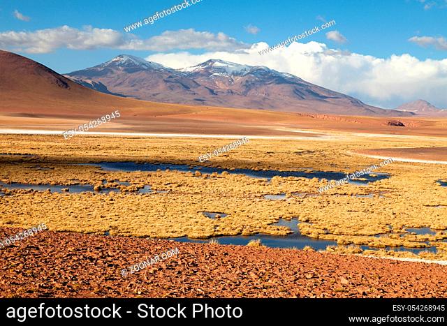 Panorama in der Atacama Wüste in Chile bei San Pedro de Atacama