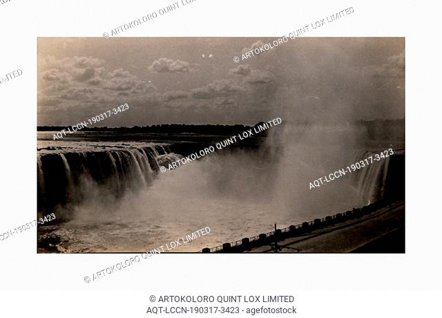 The Horseshoe Falls of Niagara from the Canadian side, 1921