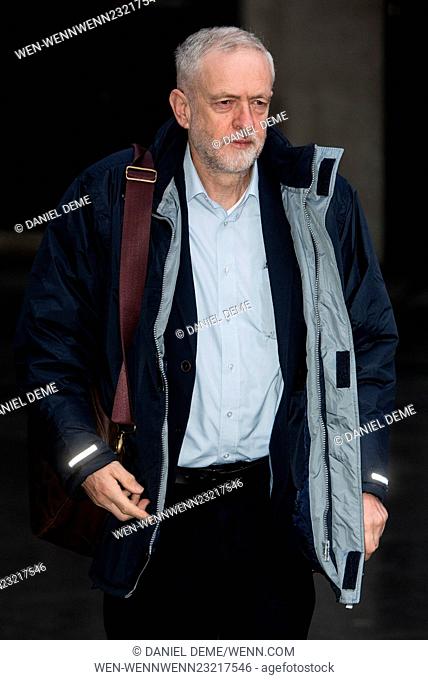 Andrew Marr Show Arrivals at the BBC Television Centre. Featuring: Jeremy Corbyn Where: London, United Kingdom When: 29 Nov 2015 Credit: Daniel Deme/WENN