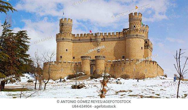 Castle, Manzanares el Real, Madrid, Spain