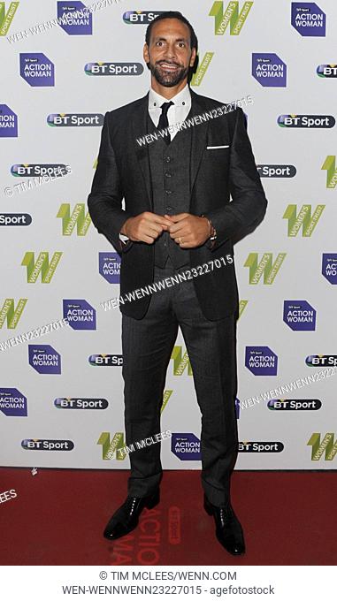 2015 BT Sport Action Woman Awards - Arrivals Featuring: Rio Ferdinand Where: London, United Kingdom When: 01 Dec 2015 Credit: Tim McLees/WENN.com