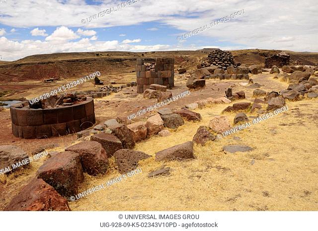 Chullpas: Funerary Tombs, Sillustani, Peru